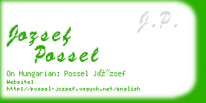 jozsef possel business card